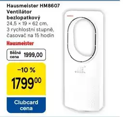 Tesco Hausmeister HM8607 Ventilátor bezlopatkový nabídka