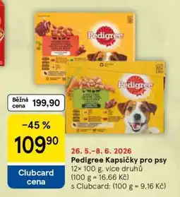 Tesco Pedigree kapsičky pro psy nabídka
