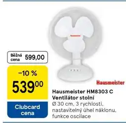 Tesco Hausmeister HM8303 C Ventilátor stolní nabídka