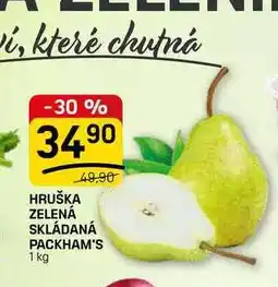 Flop HRUŠKA ZELENÁ SKLÁDANÁ PACKHAM'S nabídka