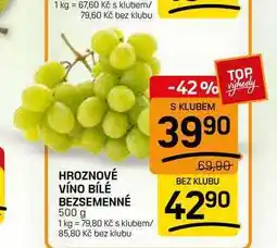 Flop HROZNOVÉ VÍNO BÍLÉ BEZSEMENNÉ nabídka