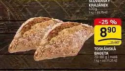 Flop TOSKÁNSKÁ BAGETA 70-80 g | malá nabídka