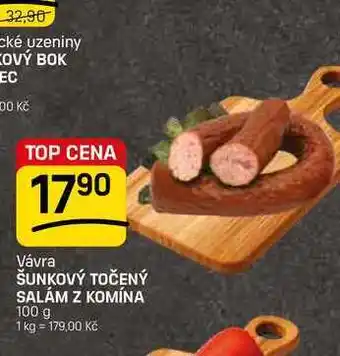 Flop ŠUNKOVÝ TOČENÝ SALÁM Z KOMÍNA nabídka