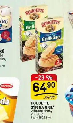 Flop ROUGETTE SÝR NA GRIL* vybrané druhy nabídka