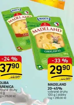 Flop MADELAND 20-45% vybrané druhy 100 g | plátky nabídka
