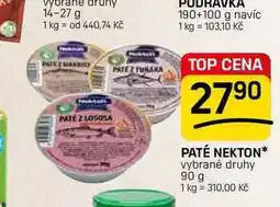 Flop PATÉ NEKTON* vybrané druhy nabídka