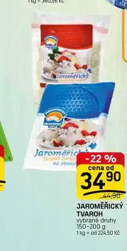 Flop JAROMĚŘICKÝ TVAROH vybrané druhy nabídka