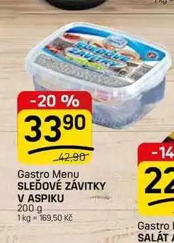 Flop SLEĎOVÉ ZÁVITKY V ASPIKU nabídka