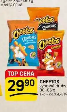 Flop CHEETOS vybrané druhy nabídka