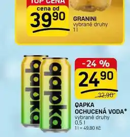 Flop QAPKA OCHUCENÁ VODA* vybrané druhy nabídka