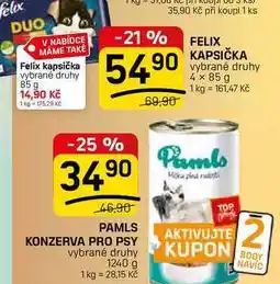 Flop PAMLS KONZERVA PRO PSY vybrané druhy nabídka