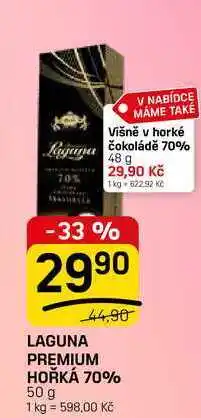 Flop LAGUNA PREMIUM HOŘKÁ 70% nabídka