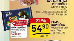 Flop FELIX KAPSIČKA vybrané druhy nabídka