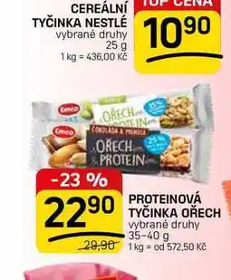 Flop PROTEINOVÁ TYČINKA OŘECH vybrané druhy nabídka