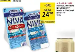 Tesco Madeta Jihočeská Niva Fit 30% nabídka