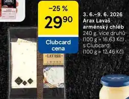 Tesco Arax Lavaš arménský chléb, 240 g, více druhů nabídka