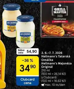 Tesco Hellmann's Majonéza Originál nabídka