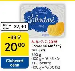 Tesco Lahodné Směsný tuk 82% nabídka