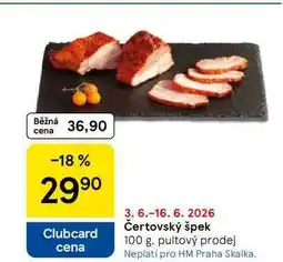 Tesco Čertovský špek nabídka
