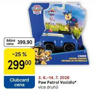 Tesco Paw Patrol Vozidlo, více druhů nabídka