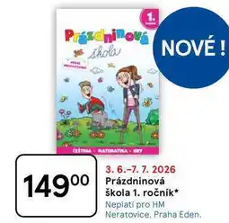 Tesco Prázdninová škola 1. ročník nabídka