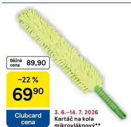 Tesco Kartáč na kola cena mikrovláknový nabídka
