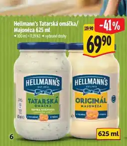Albert Hellmann's Tatarská omáčka/ Majonéza nabídka