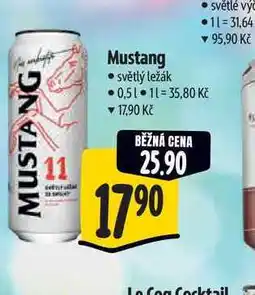 Albert Mustang světlý ležák nabídka