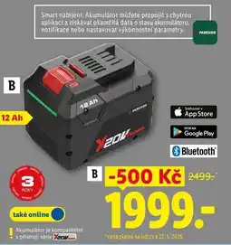 Lidl PARKSIDE 12 Ah Akumulátor nabídka