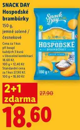 Lidl SNACK Hospodské brambůrky nabídka