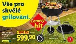 Lidl GRILLMEISTER Kulatý gril Kansas nabídka