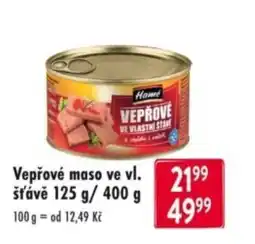 Qanto Veprove maso ve vl. stave nabídka
