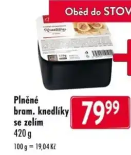 Qanto Plněné bram, knedlíky se zelím nabídka