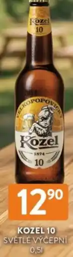 Qanto Kozel 10 světlé výčepní nabídka