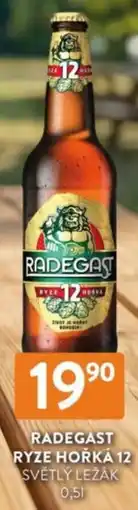 Qanto Radegast ryze hořká 12 světlý ležák nabídka