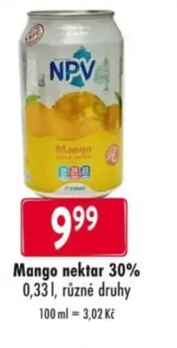 Qanto Mango nektar 30% nabídka