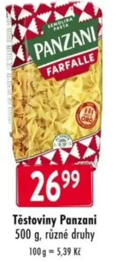 Qanto Těstoviny Panzani nabídka