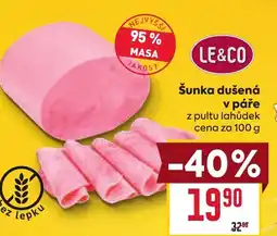 Billa Šunka dušená v páře nabídka