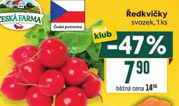 Billa Ředkvičky nabídka