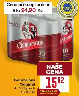 Billa Gambrinus Originál nabídka