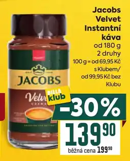 Billa Jacobs Velvet Instantní Κάνα nabídka
