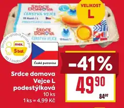 Billa Srdce domova Vejce L podestýlková nabídka