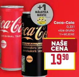 Billa Coca-Cola nabídka
