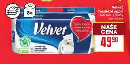 Billa Velvet Toaletní papír nabídka