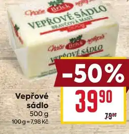 Billa Vepřové sádlo nabídka