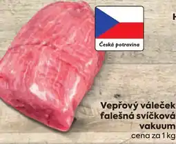 Billa Vepřový váleček falešná svíčková vakuum nabídka