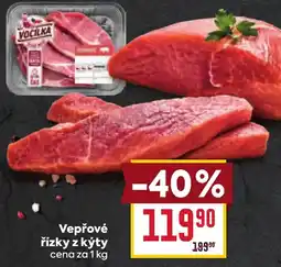 Billa Vepřové řízky z kýty nabídka
