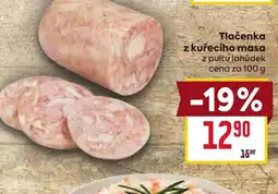 Billa Tlačenka z kuřecího masa nabídka