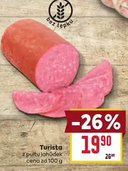 Billa Turista z pultu lahůdek nabídka