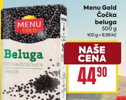 Billa Menu Gold Čočka beluga nabídka